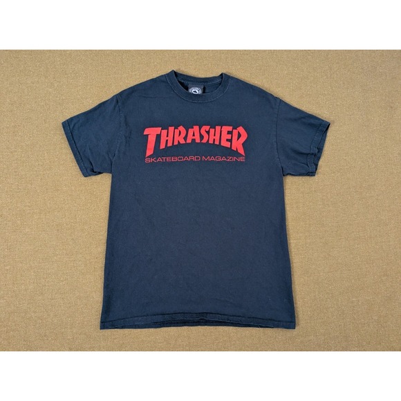 Thrasher Other - Thrasher Magazine Logo T-Shirt Size M Black Skateboarding Cotton Mens
